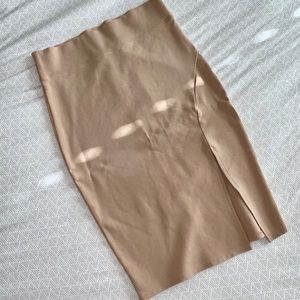 Forever 21 Bodycon Tan Skirt